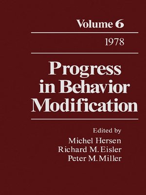 cover image of Progress in Behavior Modification, Volume 6